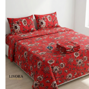 CRYSTAL KING SIZE 3 PIECE BED SHEET - CKSBS03