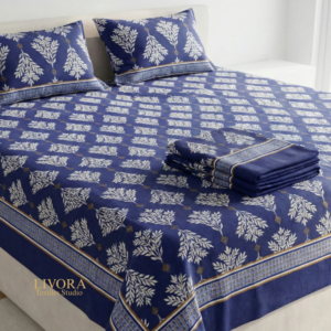 CRYSTAL KING SIZE 3 PIECE BED SHEET - CKSBS06