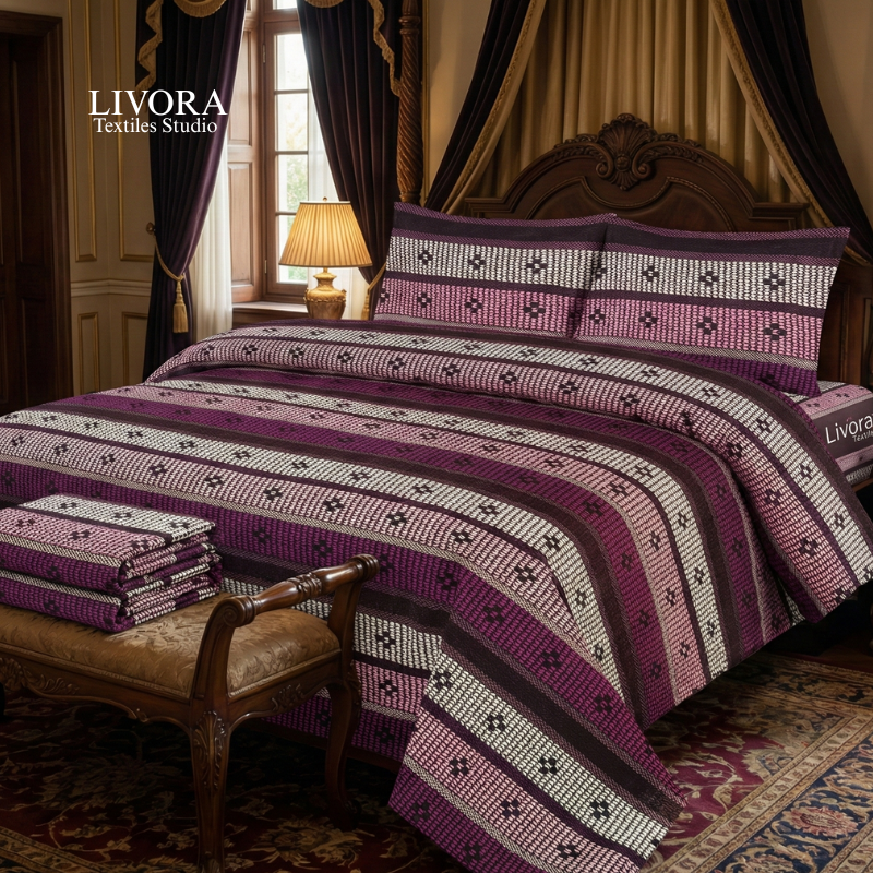DYNASTY BED SHEETS 3PC - DBS02