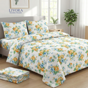 BRILLIANT HOMES 3 PIECE BED SHEET- BHBS03
