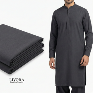 SLUB WASH AND WEAR CHINA FABRIC UNSTITCHED - SWCF03