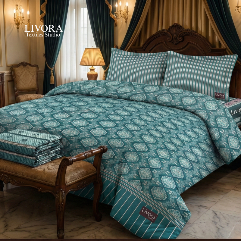 DYNASTY BED SHEETS 3PC - DBS05