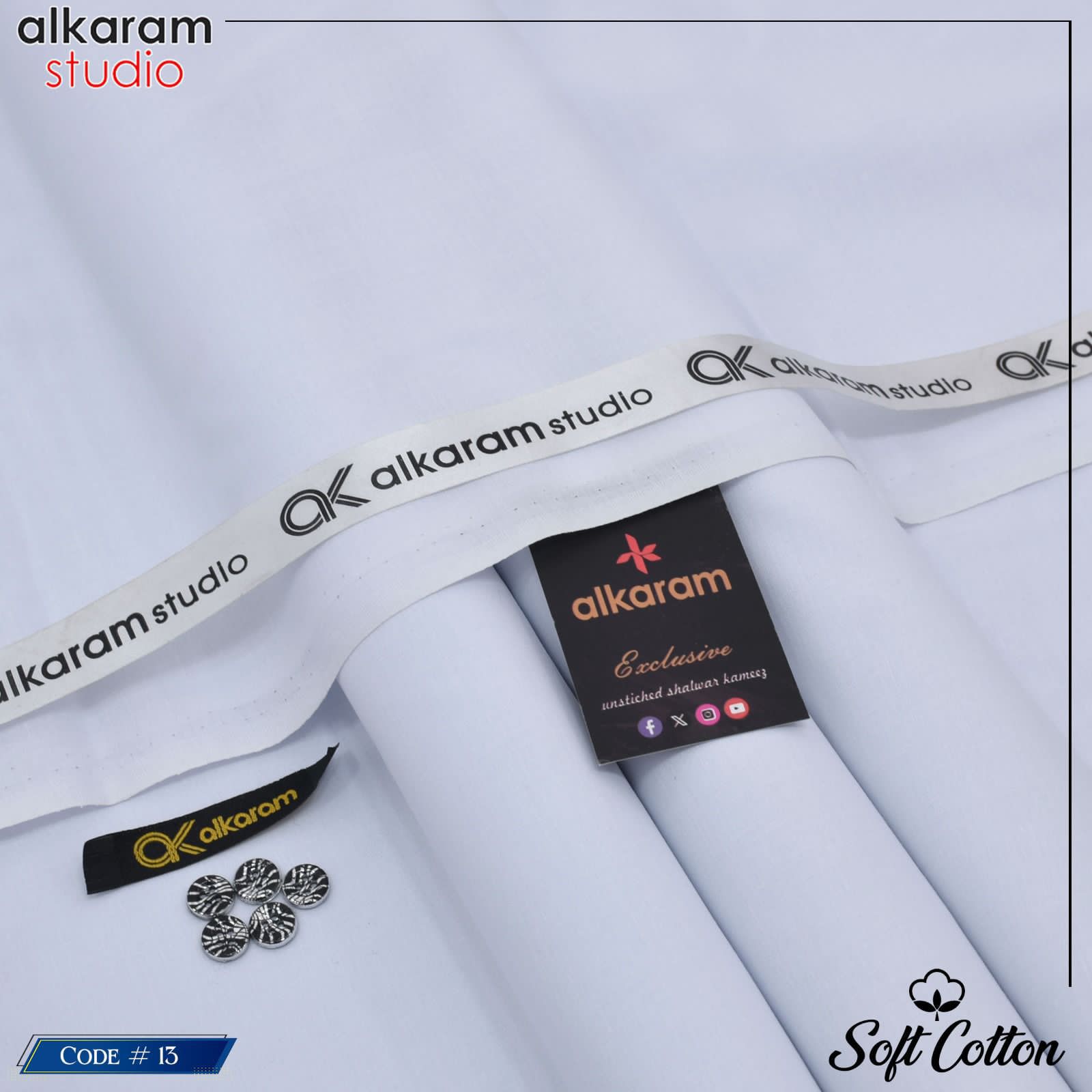 PREMIUM SOFT COTTON UNSTITCHED - PSC09